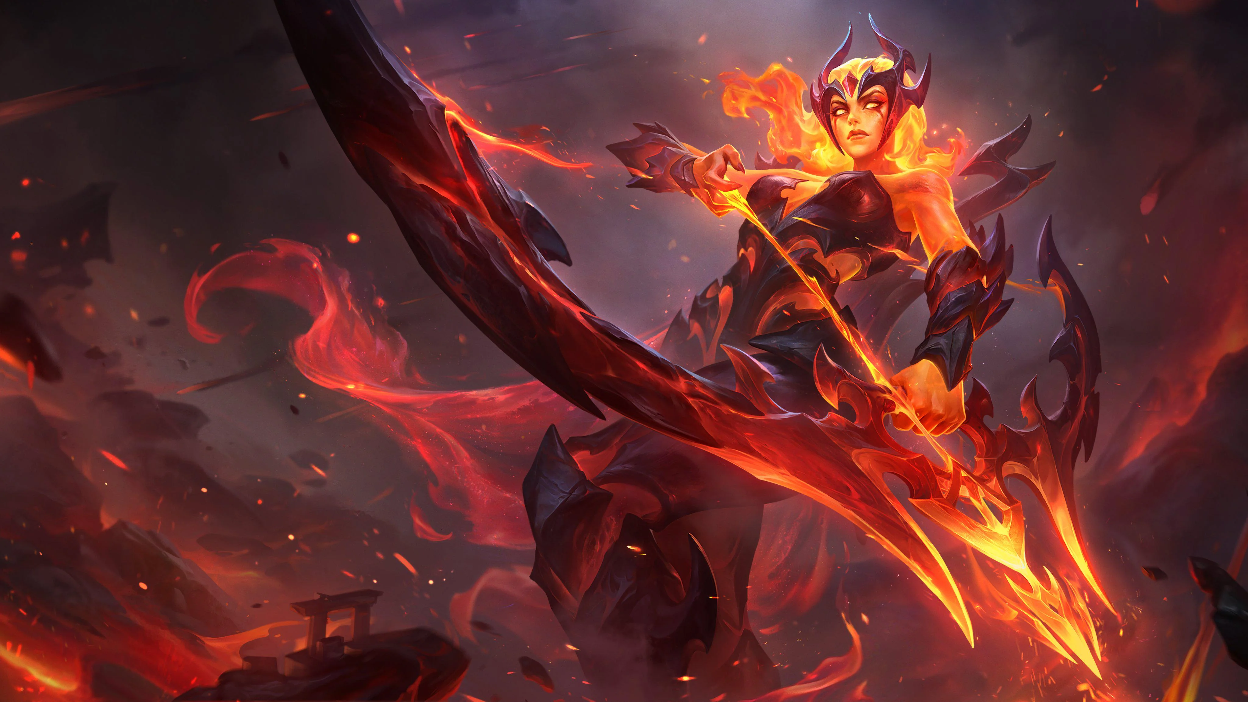 Infernal Ashe skin